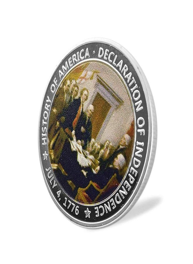 Glamtune US Military Challenge Coin Presidential 1776 Declaration of Independence Coin (Single Coin) - Image 3